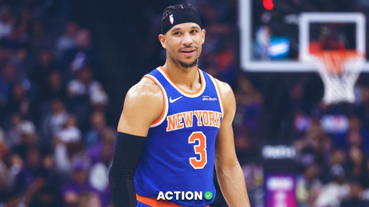 Josh Hart durante os playoffs da NBA