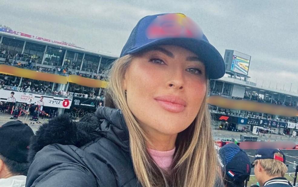 Amanda Borges da Silva durante o GP do Japão de Fórmula 1