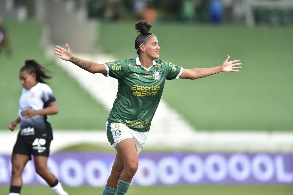 Gol de Amanda Gutierres para o Palmeiras na final do Paulistão Feminino