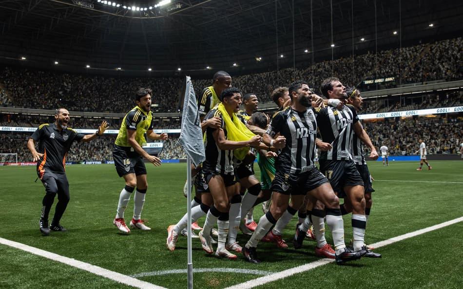 Jogadores do Atlético-MG comemorando
