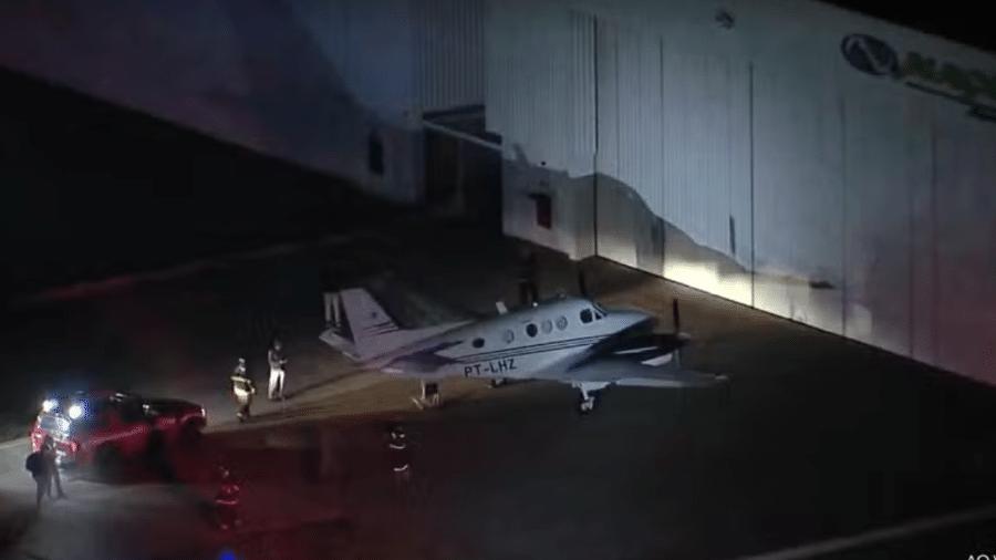 Aeronave pousou em Jundiaí após sobrevoar a capital paulista