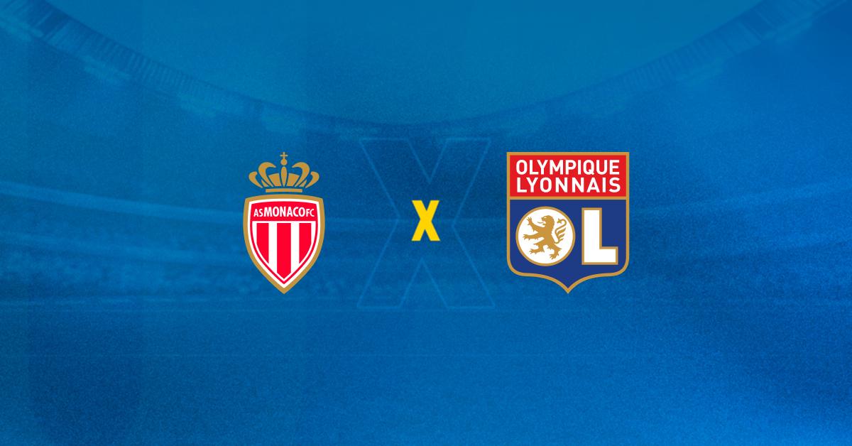 Escudos de Monaco x Lyon se enfrentam no Ligue 1