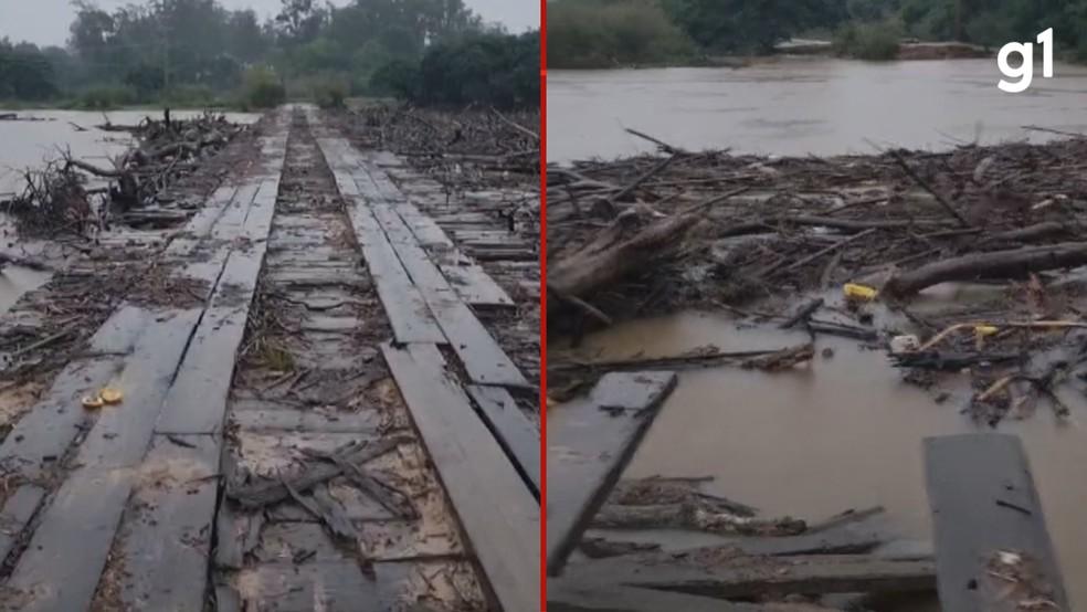 Colapso parcial da ponte do Passo do Umbu