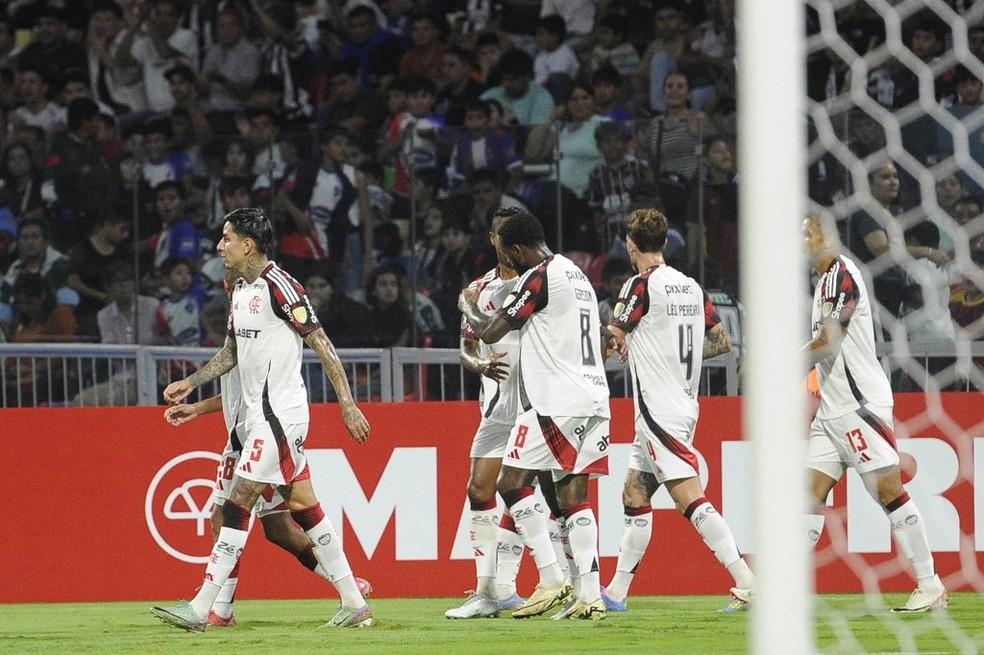 Central Córdoba x Flamengo gol Arrascaeta