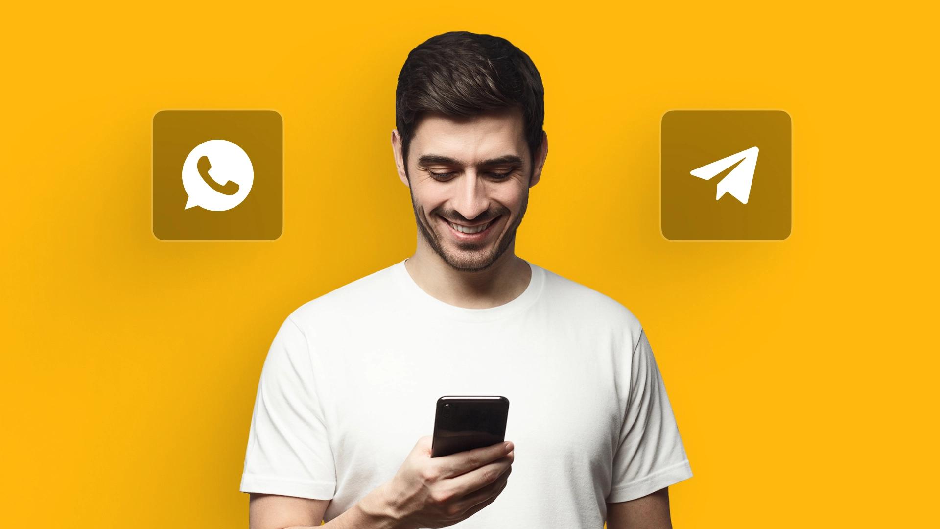 imagem WhatsApp Telegram Betfair