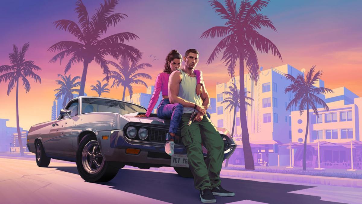 GTA VI: ambientação em Vice City, com os protagonistas Lucia e Jason.