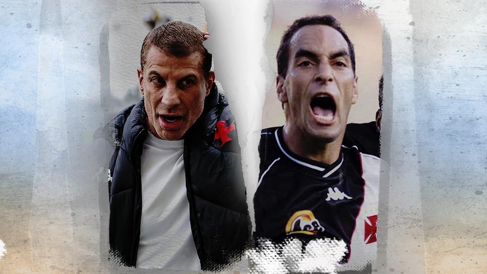 Edmundo e Pedrinho agora estão de lados opostos na política do Vasco