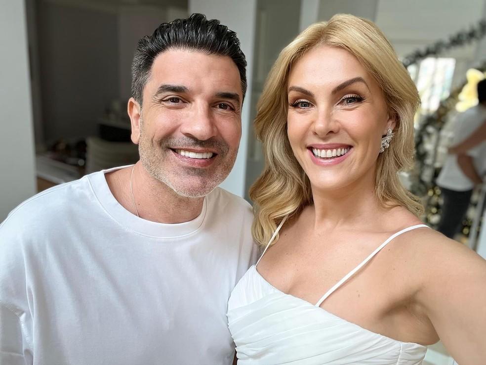 Ana Hickmann e Edu Guedes