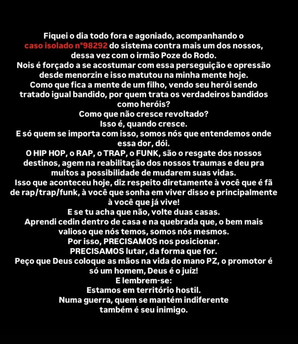 Stories do MC Jotapê