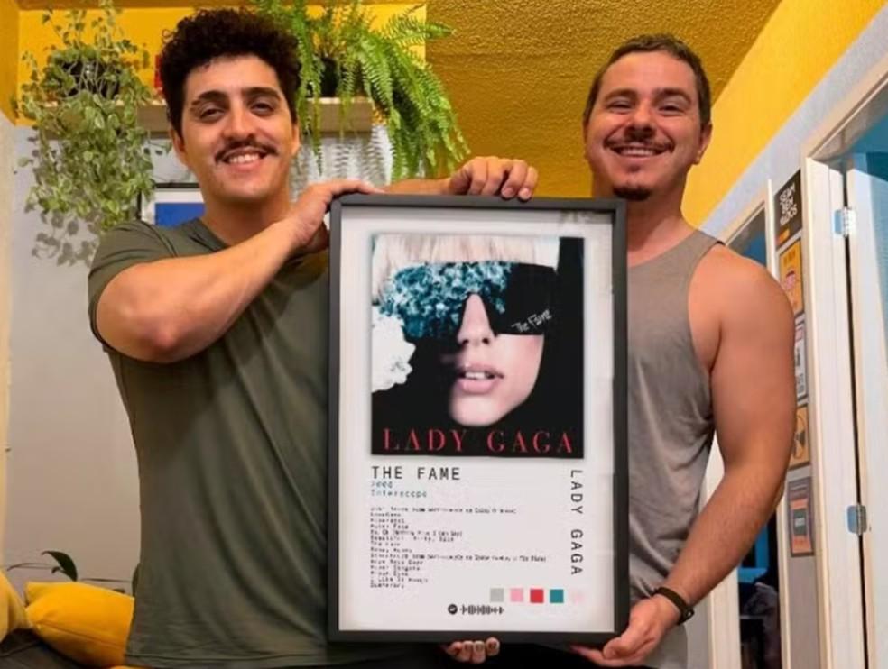 Tiago Almeida e Sérgio Paulino, casal que vai ao show