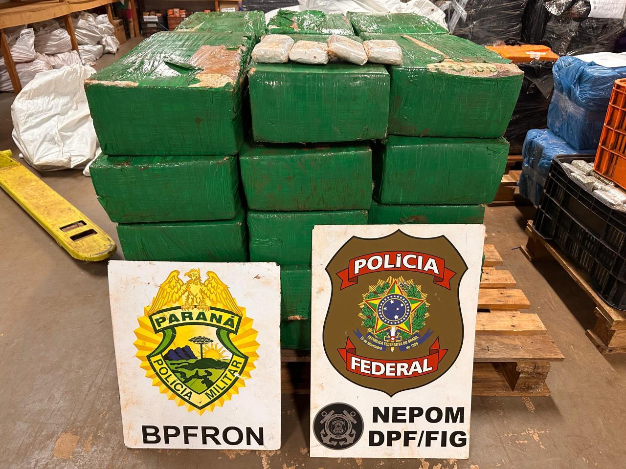 Polícia apreende mais de 500 quilos de drogas em distrito de Santa Helena