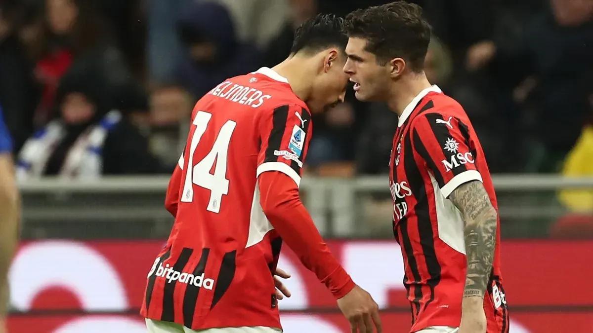 Pulisic e Reijnders em ação pelo AC Milan