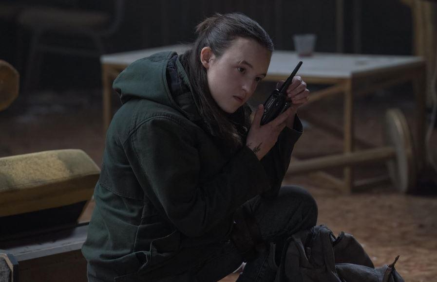 Ellie em cena de 'The Last of Us', série da HBO
