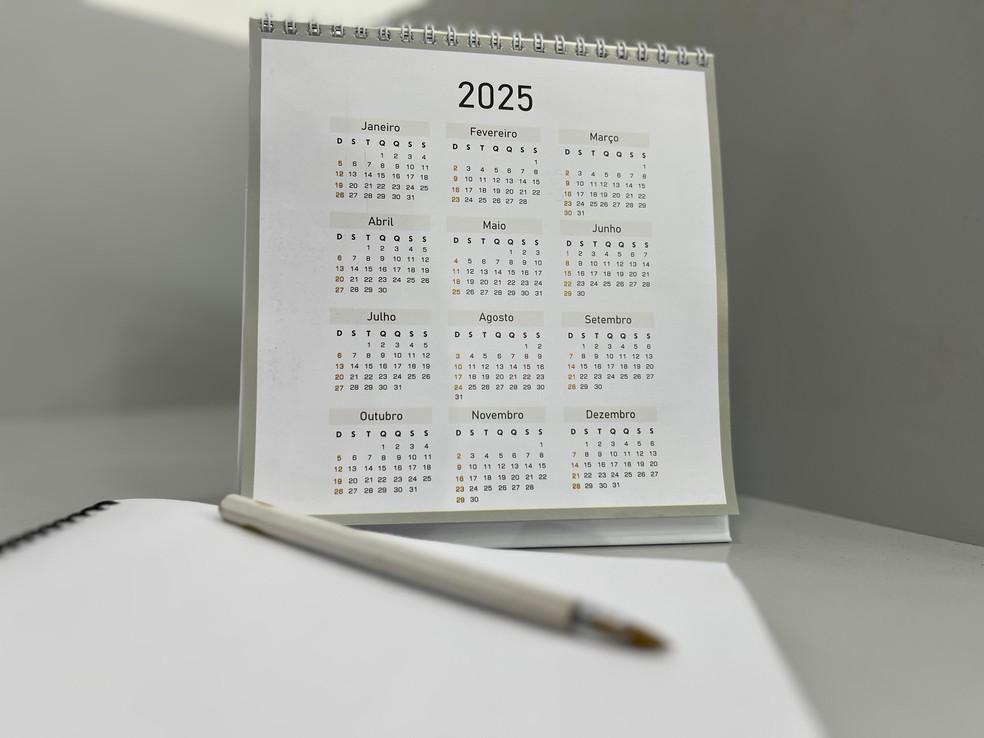 Calendário de 2025