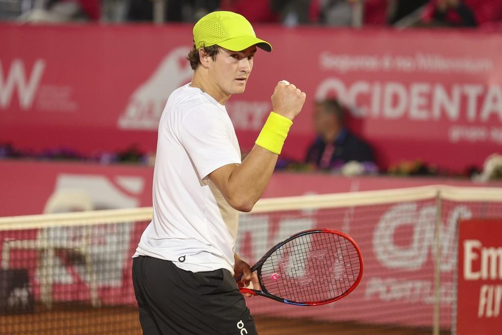 João Fonseca na estreia em Estoril