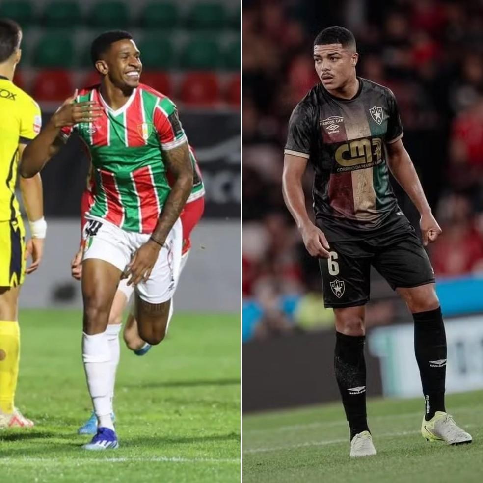 André e Igor Jesus em ação pelo Estrela da Amadora