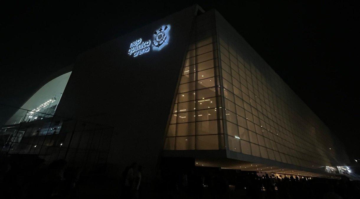 Neo Química Arena antes de Corinthians x Barcelona de Guayaquil