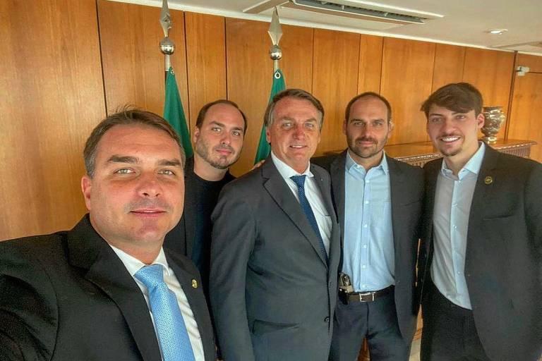 Eduardo Bolsonaro durante o autoexílio nos EUA