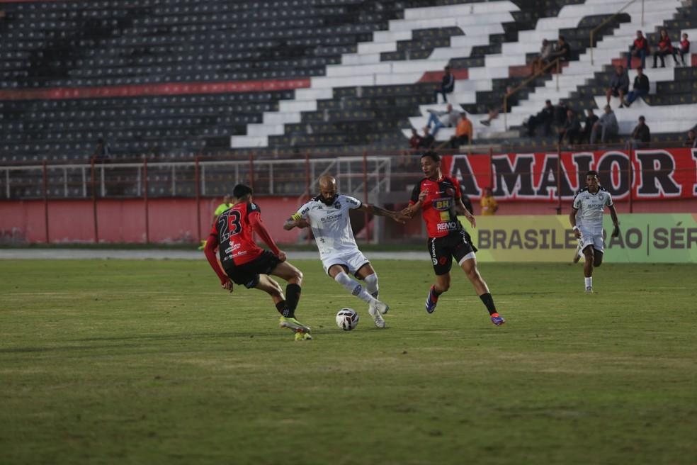 Pouso Alegre vence o Rio Branco-ES no Manduzão — Foto: Brian Lopes/Rio Branco