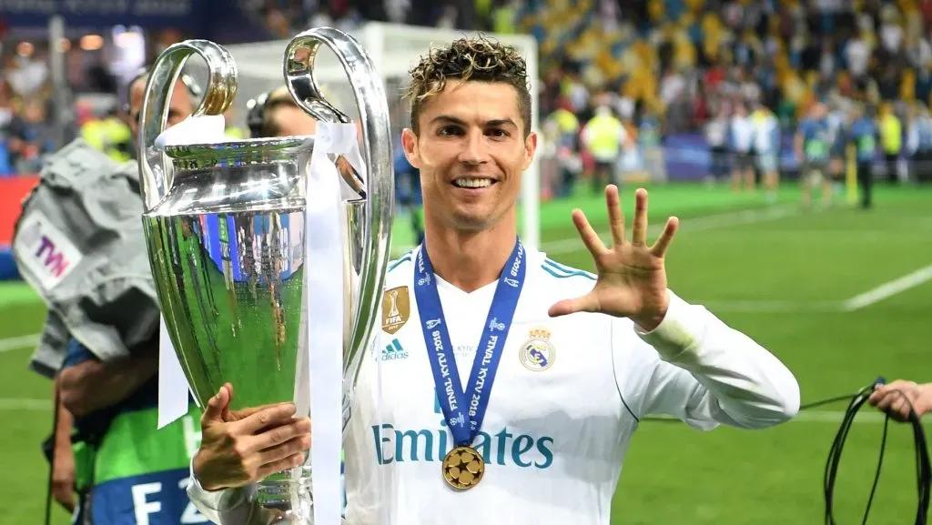 Cristiano Ronaldo venceu 5x a Champions League