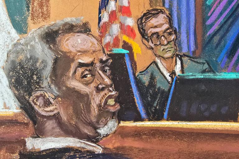 Audiência judicial com o juiz Arun Subramanian e Sean 'Diddy' Combs