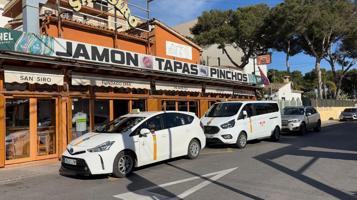Der Taxistand am Bierkönig