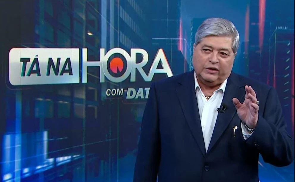 José Luiz Datena no 'Tá na Hora com Datena', do SBT