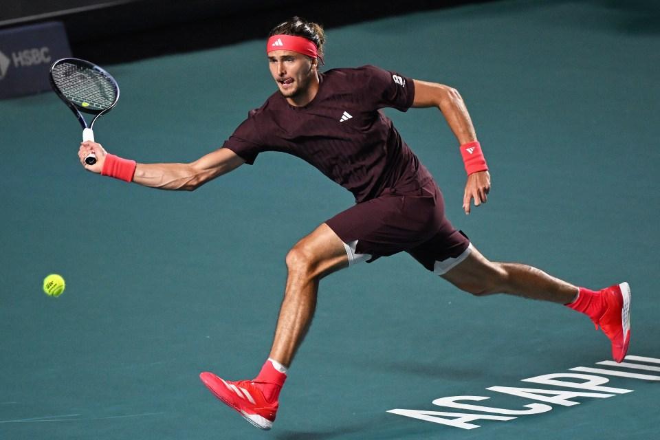 Zverev and Tien battled out in Mexico in February.