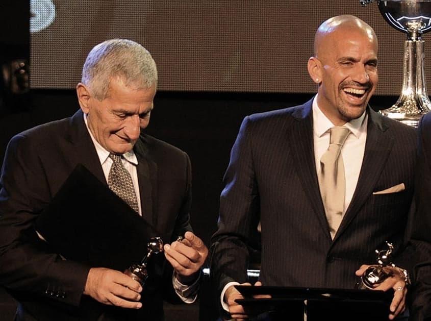 Juan Ramón Verón e Juan Sebastián Verón - Estudiantes