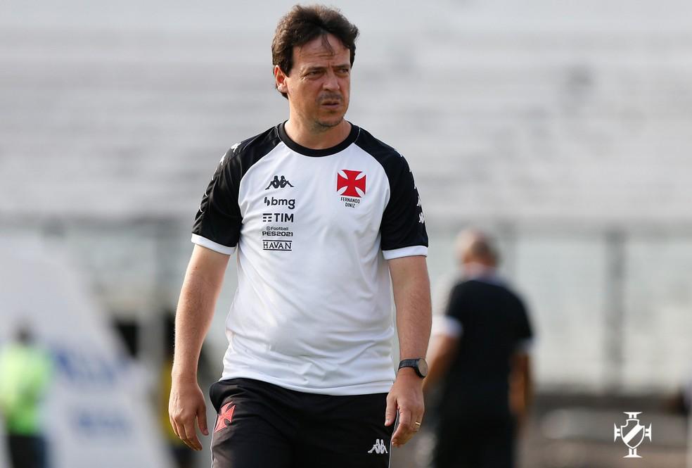 Fernando Diniz no Vasco, em 2021