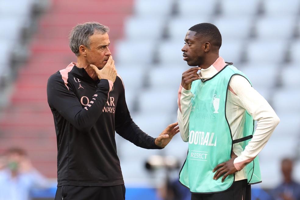 Luis Enrique foi o responsável pela mudança de função tática de Dembélé