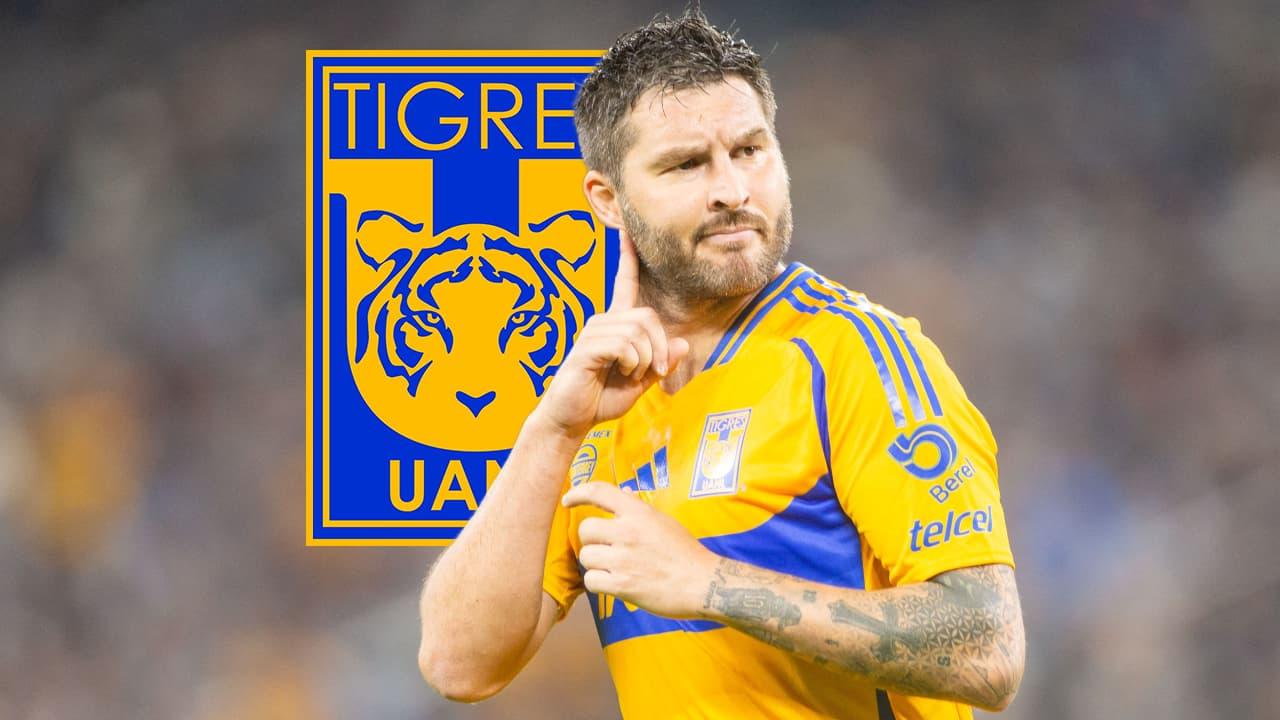 Nahuel Guzmán com a equipe do Tigres, celebrando seu 500º jogo