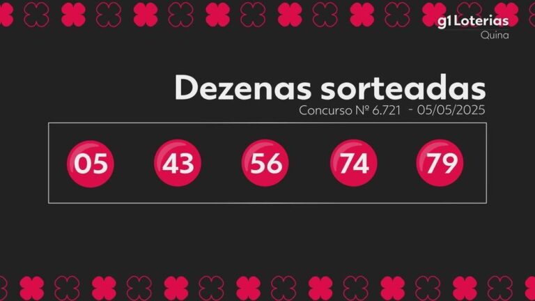 Quina: Resultado do Concurso 6721 e Prêmio Acumulado para Próximo Sorteio