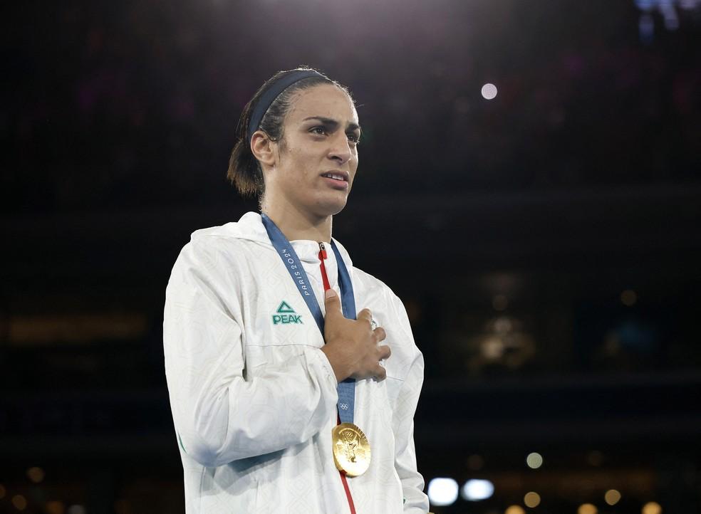 Imane Khelif Argélia medalha de ouro boxe Paris 2024