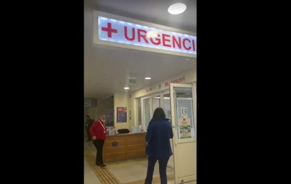 Tremor sentido em hospital no Chile