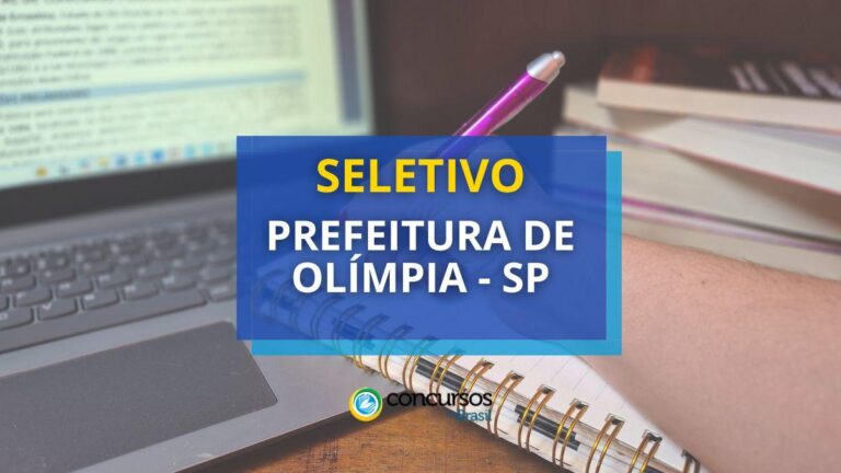 Prefeitura de Olímpia Anuncia Novos Processos Seletivos com Vagas na Saúde e Educação