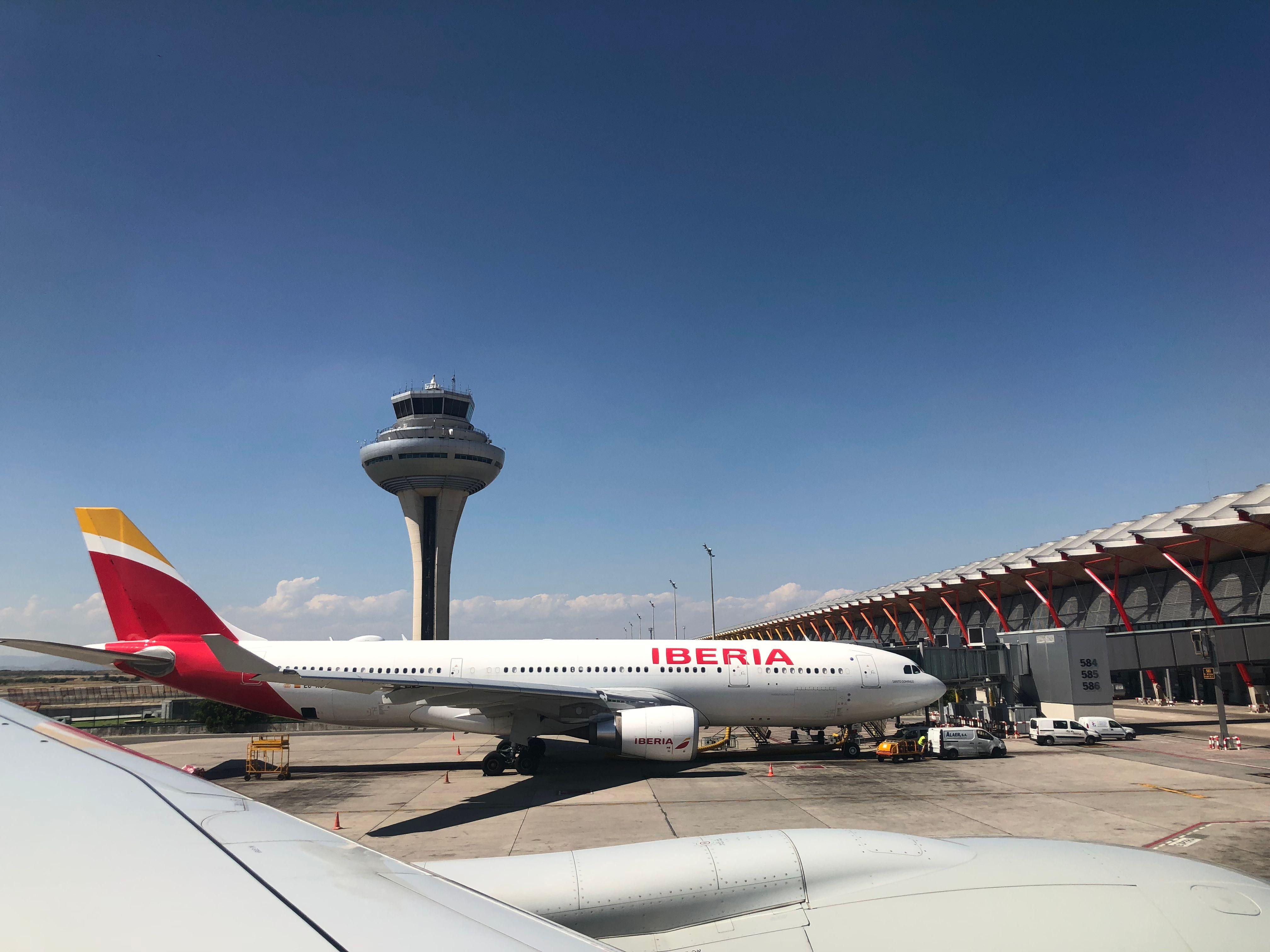 Iberia aircraft at Madrid Barajas