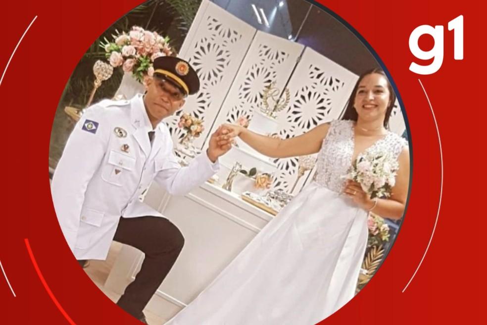 Ricker Maximiano de Moraes, 35 anos, e esposa Gabrieli Daniel de Moraes, 31 anos.