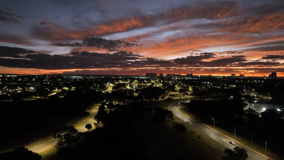 Amanhecer no Parque da Cidade, em Brasília