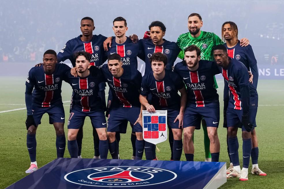 Time do PSG na Champions League da temporada 2024/25
