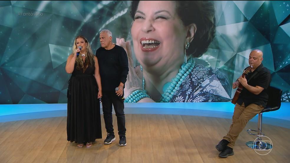 Danilo e Alice Caymmi durante apresentação