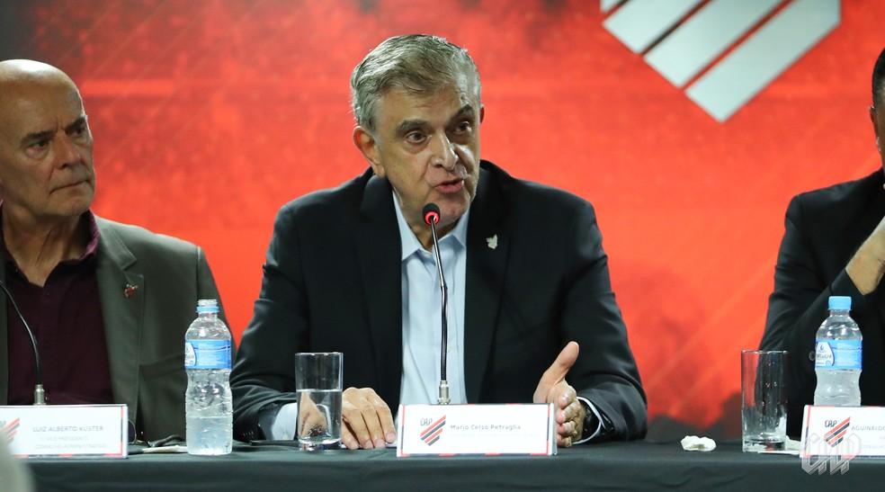 Mario Celso Petraglia, presidente do Athletico, escolhe novo vice.