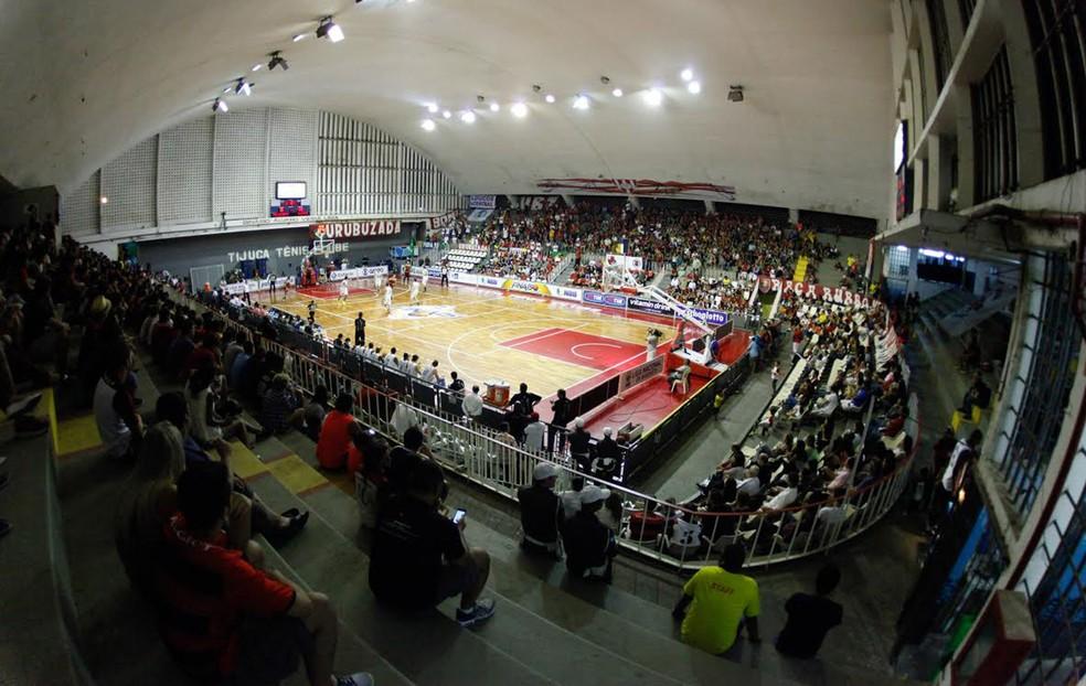 Ginásio do Tijuca Tenis Clube, palco de jogos do Fla no NBB