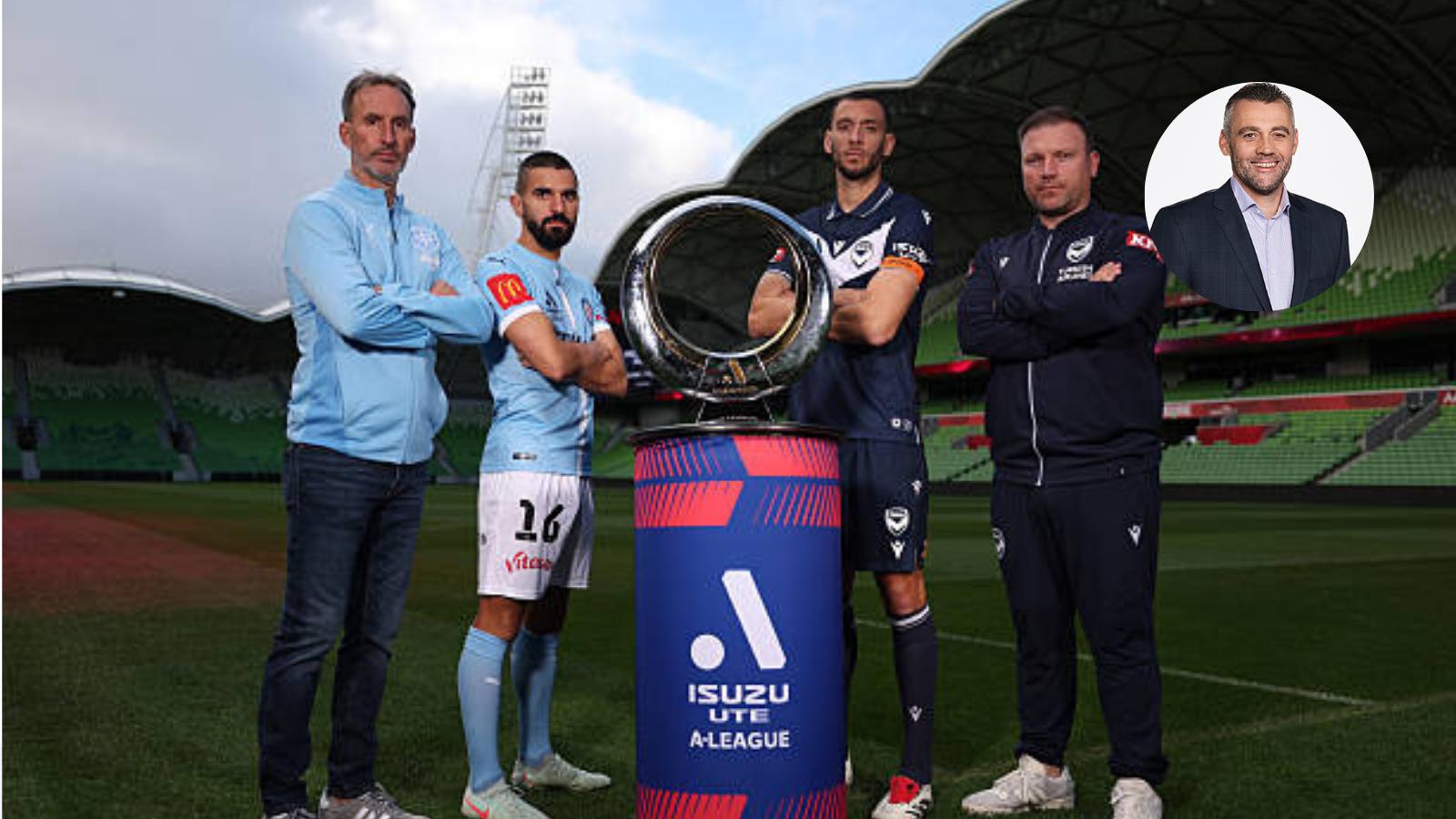 Torcedores do Melbourne Victory celebrando na final da A-League