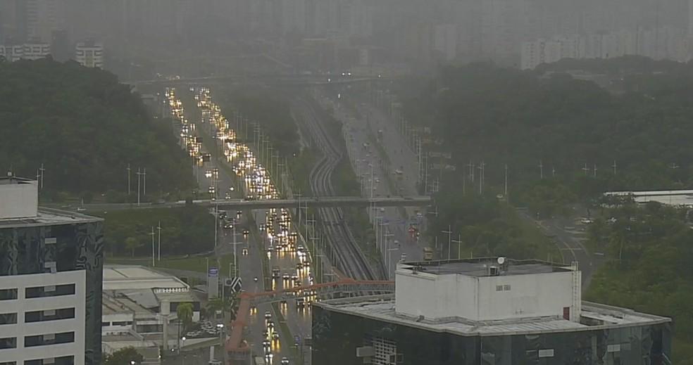 Chuva em Salvador.