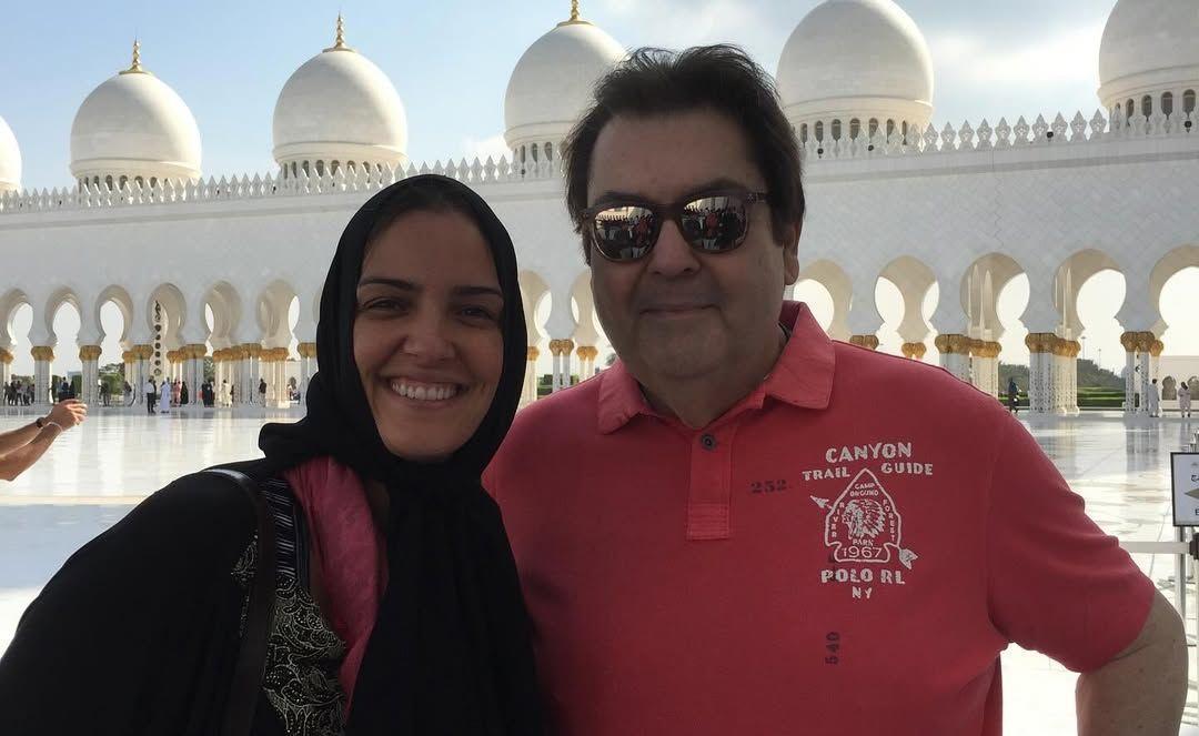 Luciana Cardoso publica fotos com Faustão no aniversário do apresentador e revela nova internação