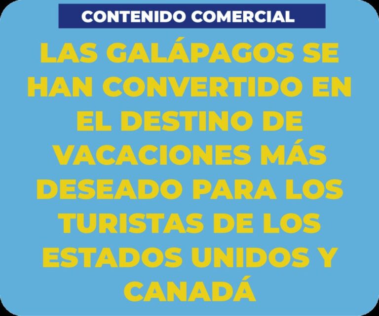As Galápagos se transformam no destino de férias mais desejado do mundo