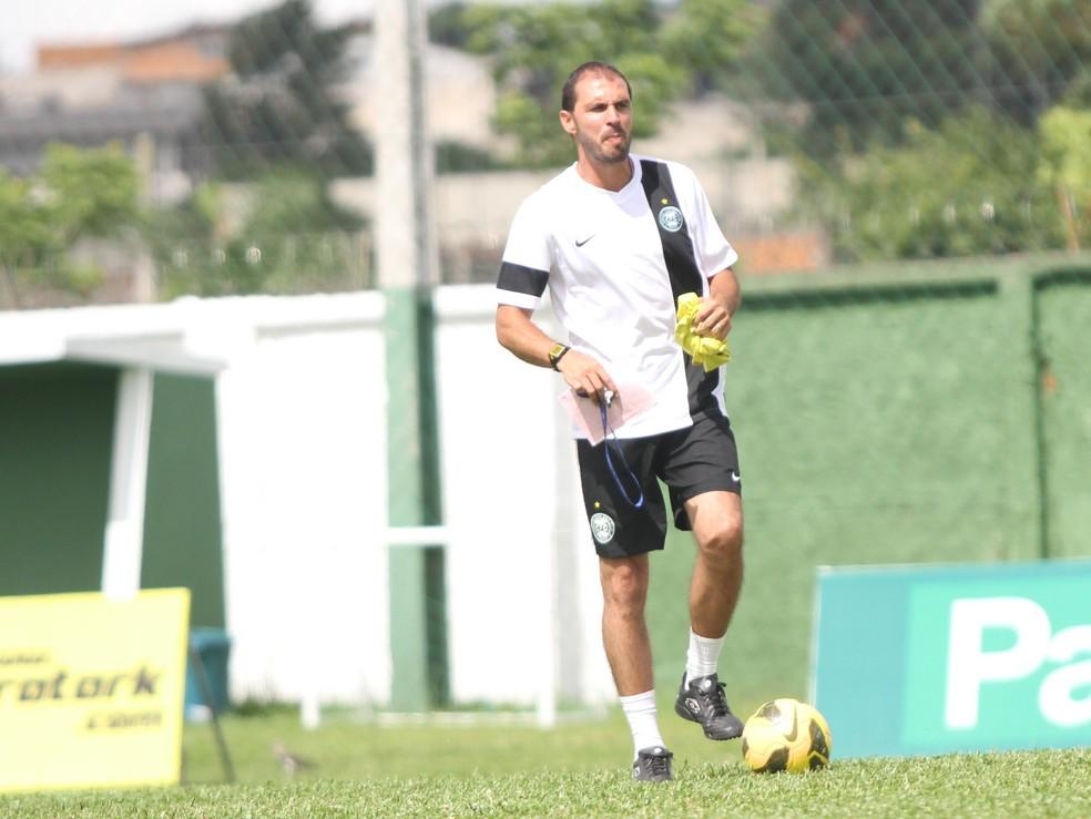 Técnico Allan Aal do Coritiba na Copa São Paulo de futebol Junior