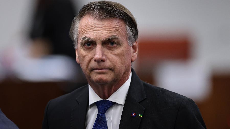 Jair Bolsonaro em julgamento no STF