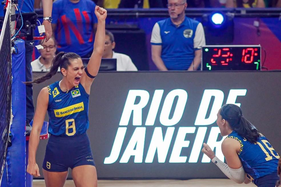Júlia Kudiess é segunda melhor bloqueadora da primeira semana da VNL